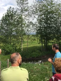 RTE, le Parc naturel régional des Pyrénées Catalanes et l’Office national des forêts inaugurent des aménagements en faveur de la biodiversité sous une ligne électrique 