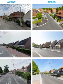 FLERS-EN-ESCREBIEUX : LES TRAVAUX DE LA RUE FONTAINE