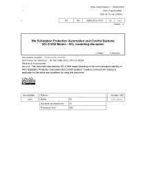 Contrôle-commande des postes RTE – SCL