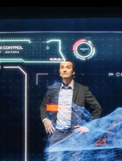 Pylone en hologramme