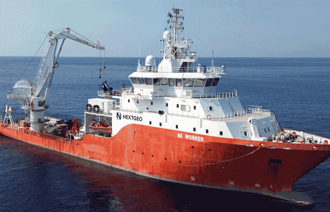 Navire NG Worker au large du Golfe de Gascogne